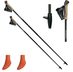 Палиці для скандинавської ходьби Gabel X-5 Black 130 (77009351141300) - мініатюра 2