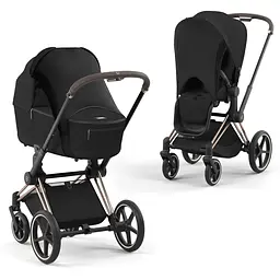 Сонцезахисний чохол для візочка Cybex Black (522000585) - мініатюра 3