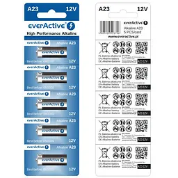 Батарейка everActive A23 (23A5BL) BL 5шт