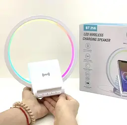 Портативна акустика BT256 з бездротовою зарядкою - мініатюра 3