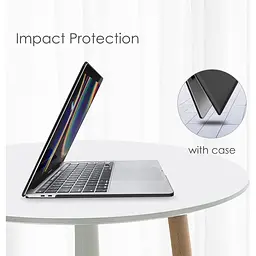 Пластикова накладка HardShell Crystal Case для Apple MacBook Pro 13.3` A1706/A1708/A1989/A2159/A2289/A2251/A2338 Black [105798] - мініатюра 8