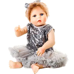 Силіконова колекційна лялька реборн reborn дівчина ема Reborn Dolls det0018820 - мініатюра 2