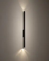 Бра Nowodvorski 11812 Laser Wall L G9 2x10W IP20 чорний - мініатюра 2