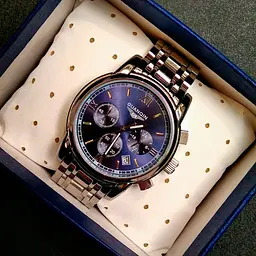 Наручний годинник чоловічий Guanquin Liberty Сріблястий (1357) - мініатюра 8