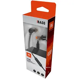 Навушники JBL T110 Tune провідна гарнітура чорна - мініатюра 2