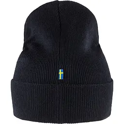 Шапка Fjallraven Classic Knit Hat Dark Navy (1004-77368.555) - мініатюра 2