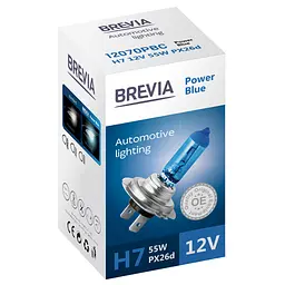Галогенова лампа Brevia H7 12V 55W PX26d Power Blue CP(12070PBC)