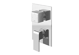 Душова система Kohlman Saxo 20 chrome + BOX прихованого монтажу QW211SQ20-007, Хром - мініатюра 4