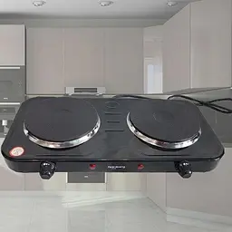 Електроплита Rainberg 2400 Вт 1200 Вт + 1200 Вт RB-999 - мініатюра 2