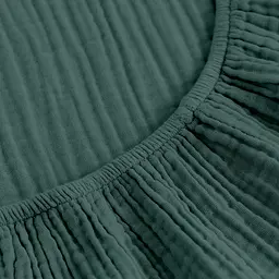 Простирадло на резинці муслін Cosas Asparagus 200х200х20 см (41Muslin_Asparagus_200x200x20) - мініатюра 4