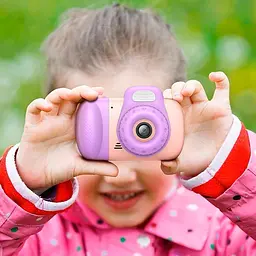 Дитяча Цифрова фото-Відео камера HOCO Dual lens children camera DV201, 2.4" ips screen, 1080p video| - мініатюра 2