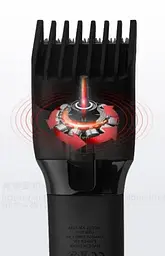 Акумуляторна машинка Kemei Km-1245 для стрижки волосся - мініатюра 7