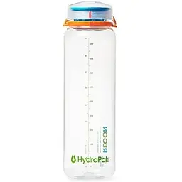 Пляшка HydraPak 1L Recon Bottle White/Orange (1053-BR02RB)
