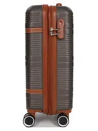 Валіза маленька S ABS-пластик Worldline Airtex 629 56×36×22см 38л Коричнева - мініатюра 5