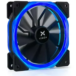 Кулер до корпусу Vinga LED fan-02 blue