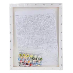 Набір для розпису по номерах "Макове поле" 40*50 см, IDEA2-GX45763, ТМ "99IDEAS" - мініатюра 6