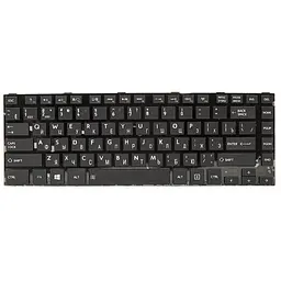 Клавiатура для ноутбука TOSHIBA Satellite C800 чорний, чорний фрейм