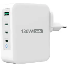 Зарядний пристрій J5create 1xUSB + 3xUSB-C 130W GaN QC3.0/PD/PPS (JUP43130E-EN) - мініатюра 2