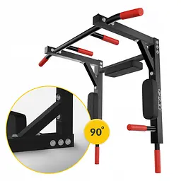 Турнік-бруси навісний 4FIZJO 2 в 1 Black (P-5905973402644) - мініатюра 5