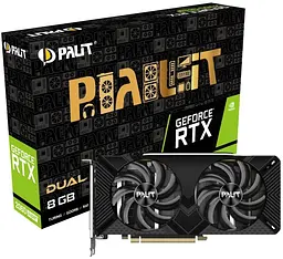 Відеокарта GeForce RTX 2060 Super 8GB Palit Dual (NE6206S018P2-1160A) Б/В - мініатюра 5