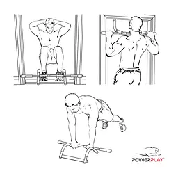 Турнік PowerPlay 4129 Pull Up Pro Black дверний багатофункціональний (PP_4129) - мініатюра 5