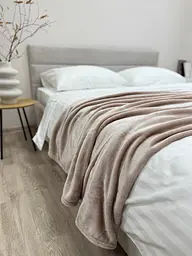 Плед Ecotton 150х220 см Well Soft світло-рожевий пудровий (14-1305 Mushroom) (24918) - мініатюра 3