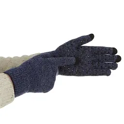 Рукавички для сенсорних екранів ArmorStandart Melange Blue/Black size XL (ARM59873) - мініатюра 5
