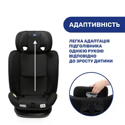 Автокрісло Chicco Mokita i-Size, гр. 1/2/3, чорне (8058664167401) (87033.95) - мініатюра 7