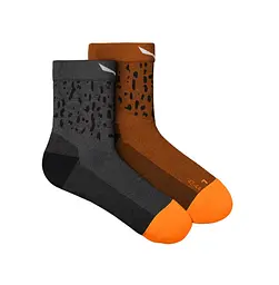 Термошкарпетки Salewa Mountain Trainer Salamander Alpine Merino Quarter Socks 42-44 Сірий