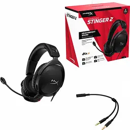 Навушники HyperX ігрова гарнітура дротова Cloud Stinger 2 Wired (519T1AA) - мініатюра 9