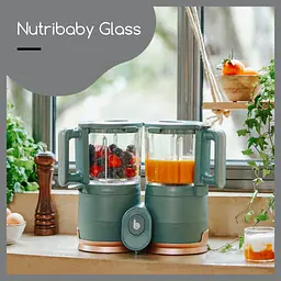 Блендер-пароварка Babymoov Nutribaby Glass зелений (A001132) - мініатюра 9