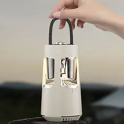 Кемпінговий ліхтар акумуляторний QD08 2in1 + Bluetooth колонка Biege Epik teh0029716 - мініатюра 6
