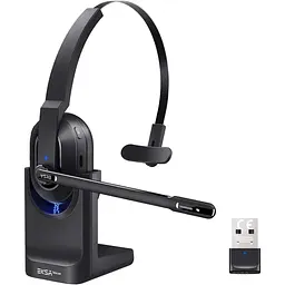 Бездротова гарнітура EKSA H5 з мікрофоном AI-Powered ENC, Bluetooth-гарнітури з USB-ключом