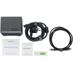 Зарядний пристрій 5xUSB 300W 5xUSB (4хUSB-C + USB-A) Nexode Desktop Fast Charger, Cable CD333 Ugreen (90903B) - мініатюра 3