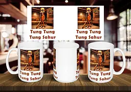 Чашка "Tung Tung Tung Sahur" 425 мл Темно-синя