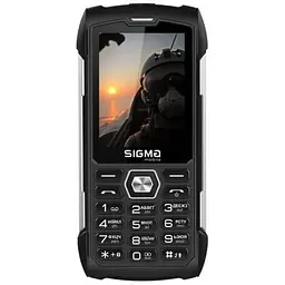 Мобільний телефон Sigma mobile X-treme PK68 чорний, 2 Mini-SIM, 2.8" (240x320), microSD (max 32Gb), Cam 0,3 Mp, no GPS, no Wi-Fi