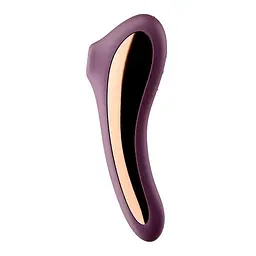 Вакуумний кліторальний стимулятор з вібрацією Satisfyer Dual Kiss фіолетовий - мініатюра 4