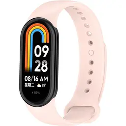 Ремінець для фітнес-браслета Lemfo для Xiaomi Mi Band 8 і 9 блідо-рожевий