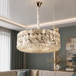 Кришталева люстра Splendid Ray T84/500*H160/9 (SGD) золото, 9 ламп E14