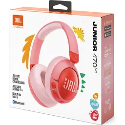 Навушники JBL JR 470 NC Pink (JBLJR470NCPIK) [123577] - мініатюра 6