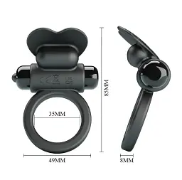 Віброкільце Pretty Love Vibrant Penis Ring Debonaire - мініатюра 3