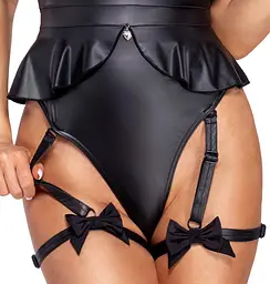 Боді Cottelli Costumes Bunny S (чорний) - мініатюра 3