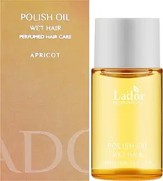Парфумована олія для волосся Абрикос La'dor Polish Oil Wet Hair Apricot 10 мл - мініатюра 2