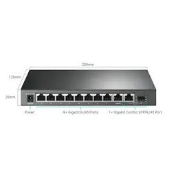 Комутатор мережевий TP-Link TL-SG1210MPE - мініатюра 3
