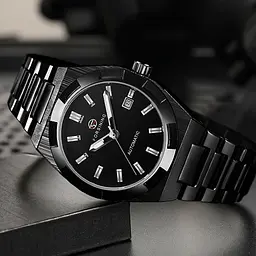 Годинник наручний чоловічий 8264 Black Forsining acs0031404 - мініатюра 2