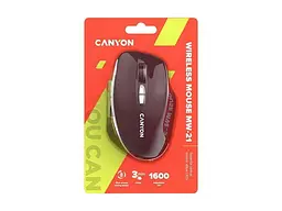 Миша Canyon MW-21 Wireless Sapphire Burgundy Red (CNS-CMSW21BR) - мініатюра 6