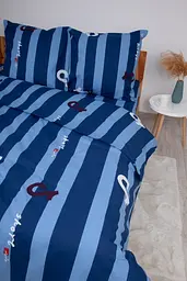 Постільна білизна євро ТЕП Soft dreams Line Blue 2-03859-26458 200х215 см блакитна - мініатюра 4
