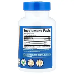 Цинк карнозин Nutricost 86 мг 120 капсул - мініатюра 2