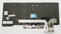 Клавіатура для ноутбуків Lenovo ThinkPad E480, L480 Series чорна з чорною рамкою, з трекпоінтом RU/US - мініатюра 2