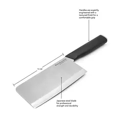 Ніж-топірець KitchenAid Coreline з захисним чохлом для леза (KOG6IVSSOHOBA) - мініатюра 8